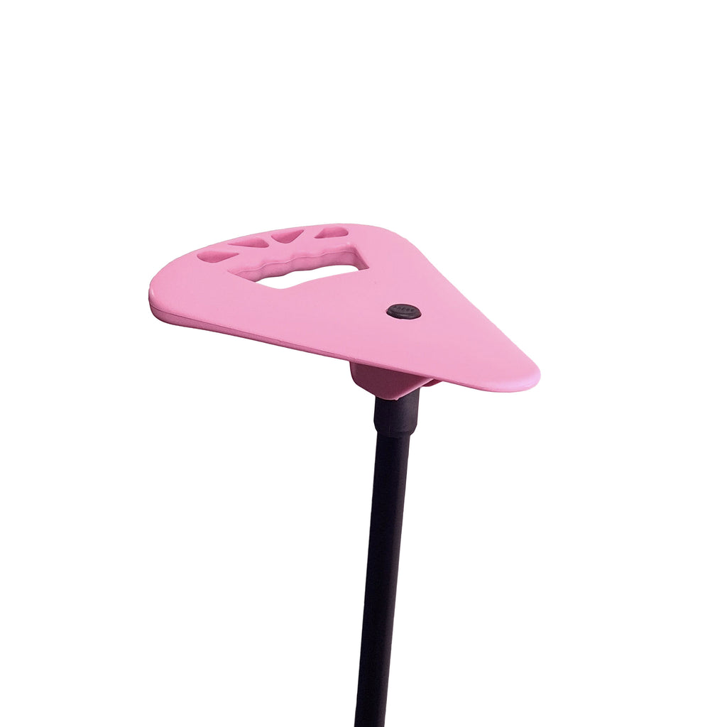 Flipstick Original Short Bright Pink Walking Stick Seat