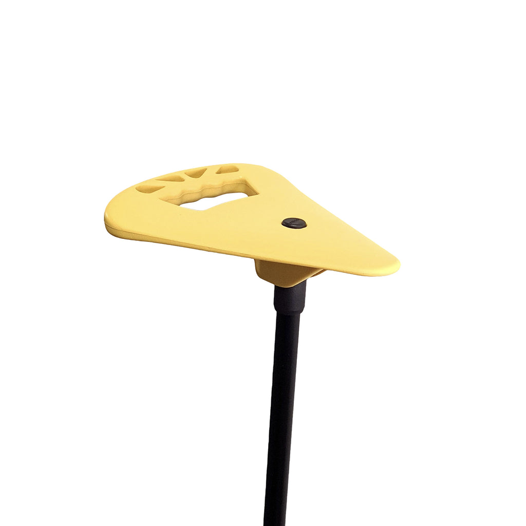 Flipstick Foldaway  Short Bright Yellow Walking Stick Seat