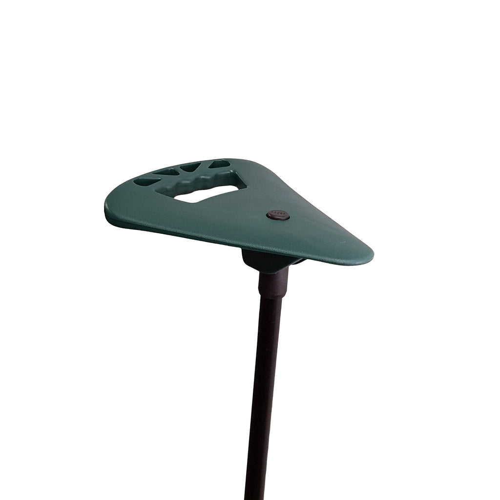 Flipstick Foldaway Adjustable Short Green Walking Stick Seat