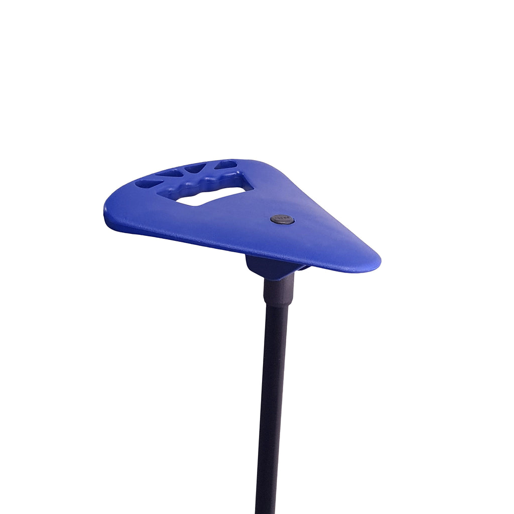 Flipstick Foldaway Short Royal Blue Walking Stick Seat