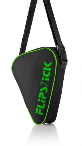 Flipstick Walking Stick Seat Replacement Foldaway Carry Case Black and Day Glow Green