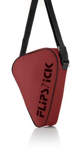 Flipstick Walking Stick Seat Replacement Foldaway Carry Case Black and Red